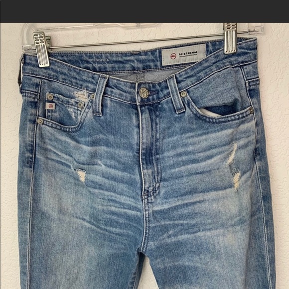 AG Adriano Goldschmied High Waist Sophia Jeans 28 - Picture 2 of 7